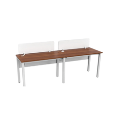 Wintech Work-Station Table Bloomy Linear Glassy(3 Feet x 2 Feet x 3.5 Feet )-25mm Thickness