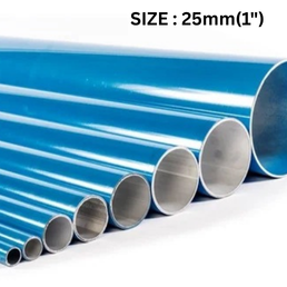 Quickair Compressed Air Aluminum Pipe Seamless-6063 Grade-6 Meter Length-25mm-1"