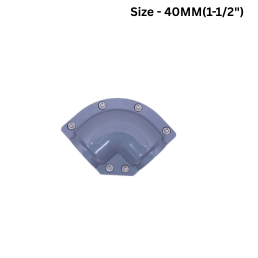 Quickair Equal Elbow Integrated For Aluminium Grooving Pipe-40MM-1-1/2"