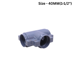 Quickair Equal Tee Integrated For Aluminium Grooving Pipe-40MM