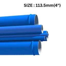 Quickair Compressed Air Aluminum Pipe Groooving Seamless-6063 Grade-3 Meter Length-113.5mm-4"