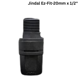 Jindal Male Union Fittings Ez-Fit-20mm x 1/2"