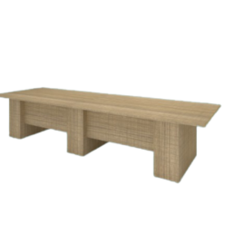 Wintech Meeting & Discussion Table Heritage Bridge(14 Feet x 4 Feet x 2.5 Feet ) -25mm Thickness