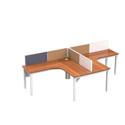 Wintech Work-Station Table Bloomy T-Type-Smart (5 Feet x 2 Feet x 3.5 Feet )