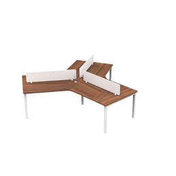 Wintech Work-Station Table Bloomy Obtuse -Glassy (4 Feet x 2 Feet x 3.5 Feet ) -25mm Thickness