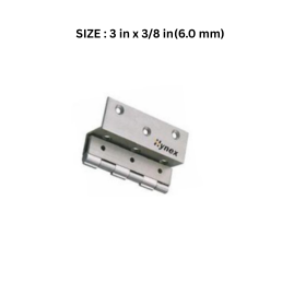 Hynex Premium Brass "L" Hinges - Locking 3 in x 3/8 in (6 mm)