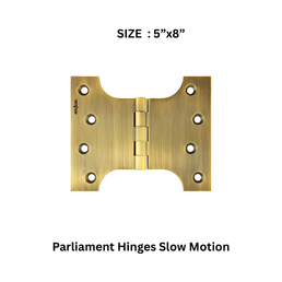 Virat Gold Parliament Hinges Slow Motion Antique - 5”x8”