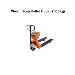 Mankalp MK 102 Weight Scale Pallet Truck - 2500 kgs
