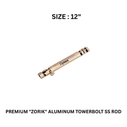 Hynex Premium "ZORIK" Aluminum Towerbolt SS Rod 12" (8 mm)