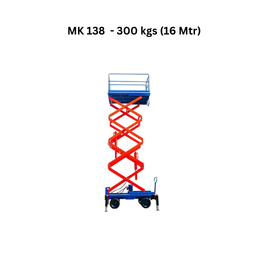 Mankalp MK 138 Hydraulic Scissor Lift Table - 300 kgs (16 Mtr)