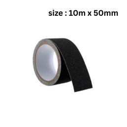 Life Krafts Anti Skid Tape Rolls Black Color - 10m x 50mm