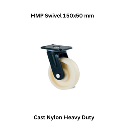 MUVALL Cast Nylon Heavy Duty HMP Swivel 150x50 mm