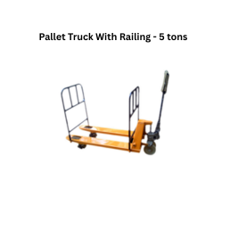 Mankalp MK 104 Pallet Truck With Railing - 5 tons