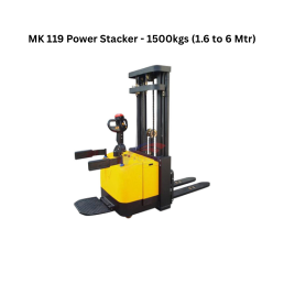 Mankalp MK 119 Power Stacker - 1500kgs (1.6 to 6 Mtr)
