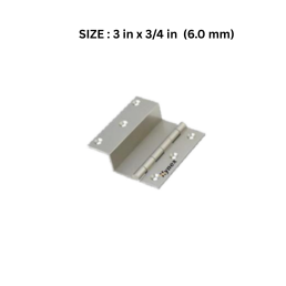 Hynex Premium Brass "L" Hinges - Regular 3 in x3/4 in (6 mm)