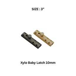Virat Gold Xylo Baby Latch (Pvd) (Gold, Rose Gold) - 3” (10 mm)