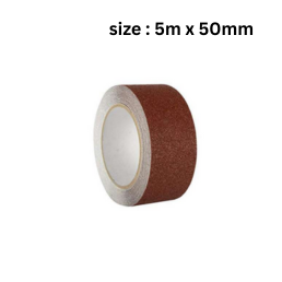 Life Krafts Anti Skid Tape Rolls Brown Color - 5m x 50mm