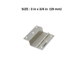 Hynex Premium Brass "L" Hinges - Regular 3 in x 3/4 in 19 (mm)