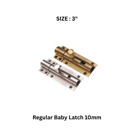 Virat Gold Regular Baby Latch Antique 3” (10 mm)