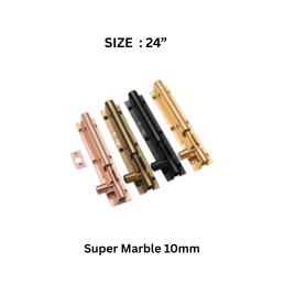 Virat Gold Super Marble (Pvd) (Gold, Rose Gold) 24” (10 mm)