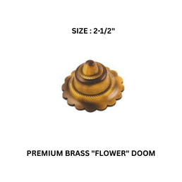 Hynex Premium Brass "FLOWER" Doom 2½" (62 mm)