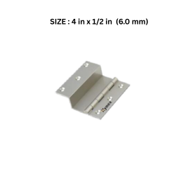 Hynex Premium Brass "L" Hinges - Regular 4 in x 1/2 in (6 mm)