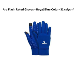 Honeywell Arc Flash Rated Gloves - Royal Blue Color- 31 cal/cm2