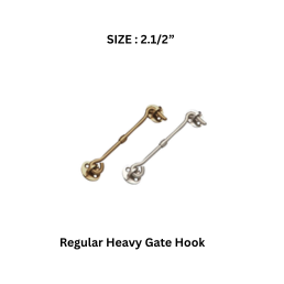 Virat Gold Regular Heavy Gate Hook Antique 2.1/2”