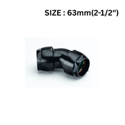 AirNet Elbow 45Degree Black Series Compressor Pipe Fiiting 63MM - 2-1/2"