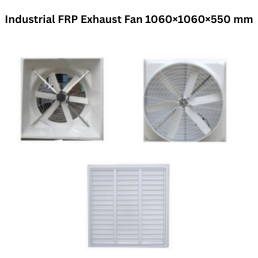 SHREE AADHYA Industrial FRP Exhaust Fan 1060×1060×550 mm