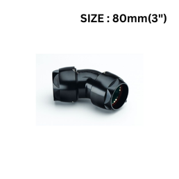 AirNet Elbow 45Degree Black Series Compressor Pipe Fiiting 80MM - 3"