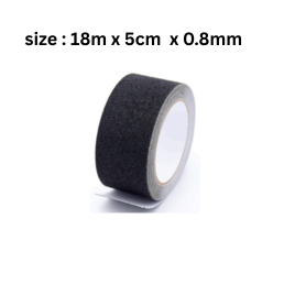 Royalkart Anti Slip Tape Black color - 18m x 5cm x 0.8mm