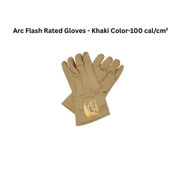 Honeywell Arc Flash Rated Gloves - Khaki Color-100 cal/cm2