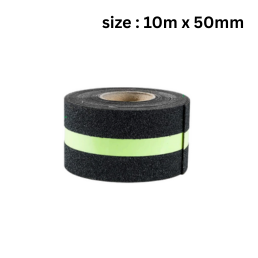 Life Krafts Anti Skid Tape with LuminanceStrip in middle - 10m x 50mm