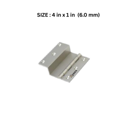 Hynex Premium Brass "L" Hinges - Regular 4 in x1 in (6 mm)