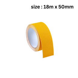Life Krafts Anti Skid Tape Rolls yellow Color - 18m x 50mm