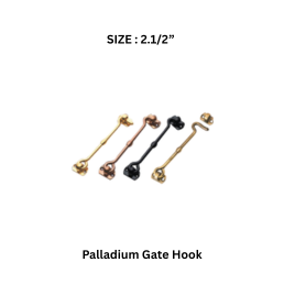 Virat Gold Palladium Gate Hook Antique 2.1/2”