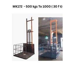 Mankalp MK172 Single Mast Goods Lift - 500 kgs To 1000 ( 30 f t)