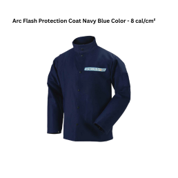 Honeywell Arc Flash Protection Coat Navy Blue Color - 8 cal/cm2