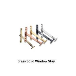 Virat Gold Brass Solid Window Antique Stay 6”