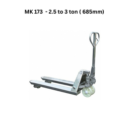 Mankalp MK 173 (SS-304) Pallet Truck - 2.5 to 3 ton ( 685mm)