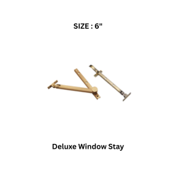 Virat Gold Deluxe Window Stay Antique 6” (2 Pcs)