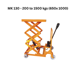 Mankalp MK 130 Die Loader (Scissor Trolley) - 200 to 1500 kgs (650x 1000)