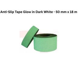 SBECO Anti-Slip Tape Glow in Dark White 50 mm x 18 m