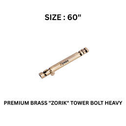 Hynex Premium Brass "ZORIK" Tower Bolt Heavy 60 in (10 mm)