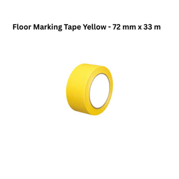 SBECO Floor Marking Tape Yellow 72 mm x 33 m