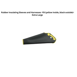 Honeywell Rubber Insulating Sleeves and Harnesses Dipped Type-YB (yellow inside, black outside)- Extra Large