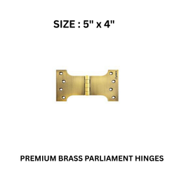 Hynex Premium Brass Parliament Hinges 5 in x 4 in (5/32 mm)