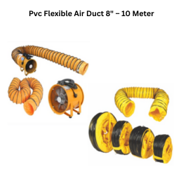 SHREE AADHYA Pvc Flexible Air Duct 8" – 10 Meter