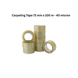 SBECO Carpeting Tape 72 mm x 100 m - 40 micron